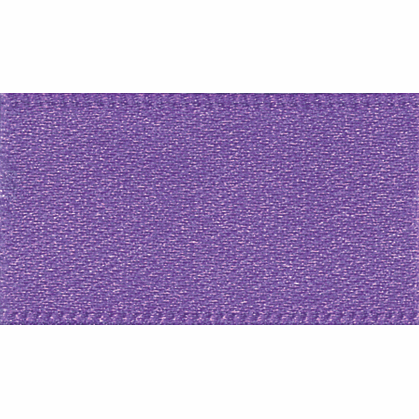 Double Faced Satin Ribbon Purple 19 - 1m